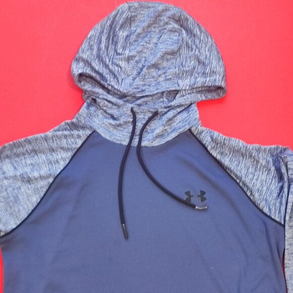 Under Armour HeatGear loose lightweight hoodie purple grey women's size SM - Picture 2 of 6